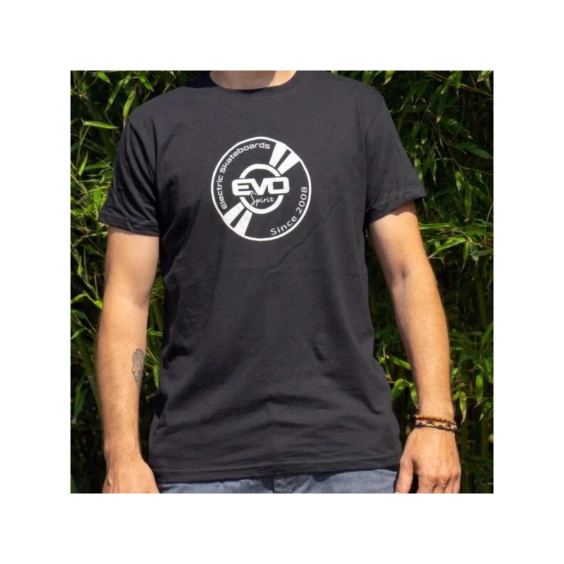 T-Shirt Noir avec Logo Evo-Spirit