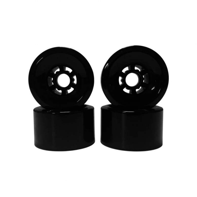 Roue en Uréthane 90mm Noire pour Cruz V2 et Curve V4 - E-Skate Evo-Spirit