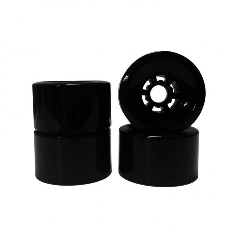 Roue en Uréthane 90mm Noire pour Cruz V2 et Curve V4 - E-Skate Evo-Spirit