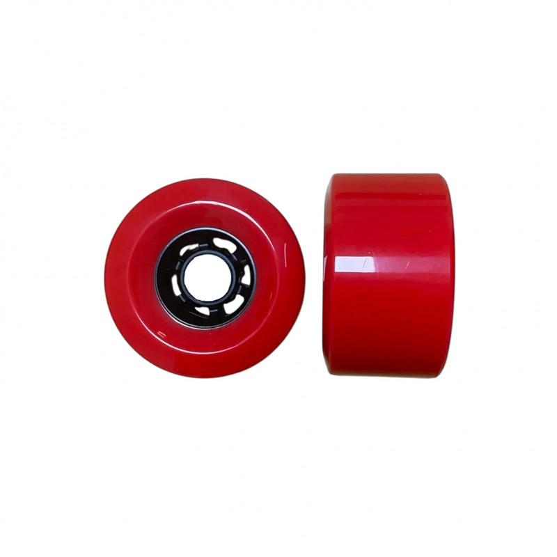 Roue Uréthane Rouge 90mm - Skateboard Électrique Evo-Spirit