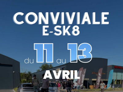 Conviviale E-Sk8 2025 : Un week-end de ride, de glisse et de convivialité
